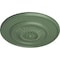 Ekena Millwork Floral Ceiling Medallion, Hand-Painted Athenian Green, 23 1/2"OD x 2 3/4"P CM23FLAGF - alternate 2